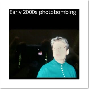 Early 2000s Photobombing Meme Posters and Art